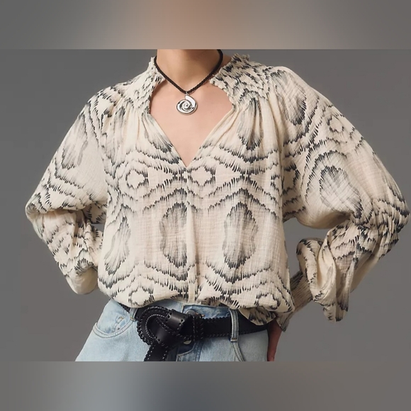 Nordstrom Tops - Porridge Guaze Top